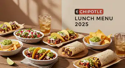 Chipotle Lunch Menu 2025